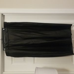 Faux Leather Black Pants